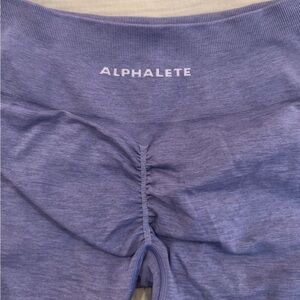Alphalete Amplify leggings( French Blue) Large
